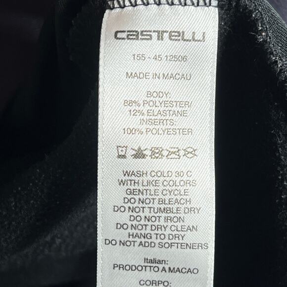 Castelli Trasparente Due Wind Cycling Jersey/Jacket Mens M Full-Zip Rosso Corso - Picture 10 of 13